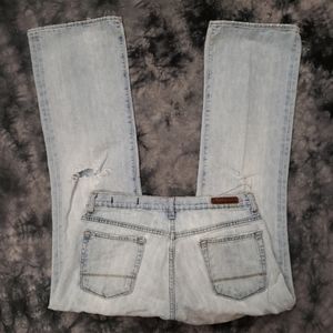 Polo Jeans Co Ralph Lauren Distressed Ripped Easy Fit Bootcut Kelly Jeans 8